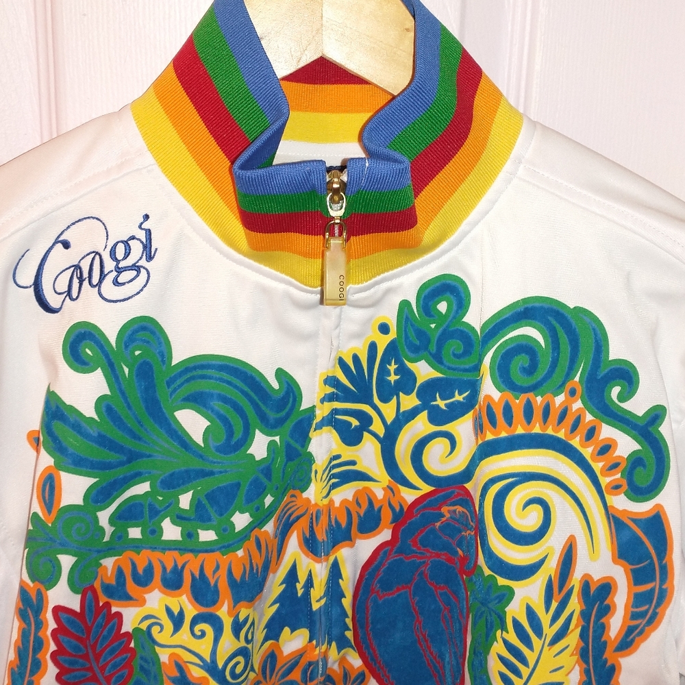 🔥COOGI🔥#46795 Women's Track Jacket Large MINT